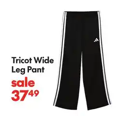 Sport Chek ADIDAS TRICOT WIDE LEG PANT offer