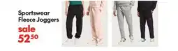 Sport Chek SPORTSWEAR FLEECE JOGGERS offer