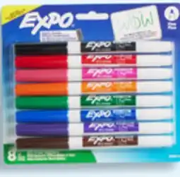 Walmart Expo dry erase markers 8-pack offer