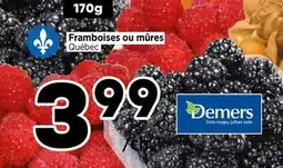 Val-Mont Framboises ou mûres offer
