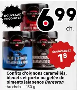 Val-Mont Confits d'oignons caramélisés, bleuets et porto ou gelée de piments jalapeños Bergeron offer