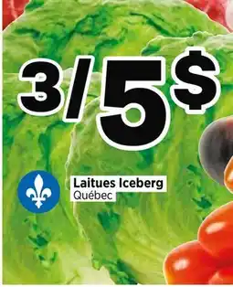 Val-Mont Laitues Iceberg Québec offer