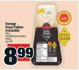 Super C fromage Grana Padano Irrésistible offer