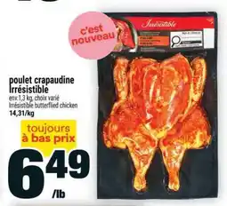 Super C poulet crapaudine Irrésistible offer