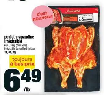 Super C poulet crapaudine Irrésistible offer
