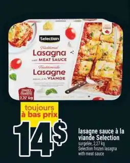 Super C Lasagne sauce à la viande Selection offer