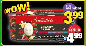 Yogourt Crémeux Irrésistible