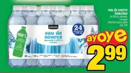 Super C EAU DE SOURCE SELECTION offer