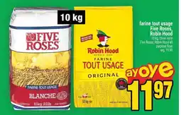 Super C Farine tout usage Five Roses, Robin Hood offer