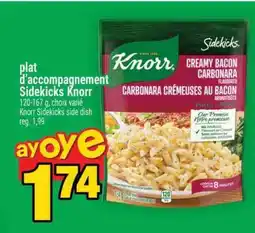 Super C PLAT D'ACCOMPAGNEMENT SIDEKICKS KNORR offer