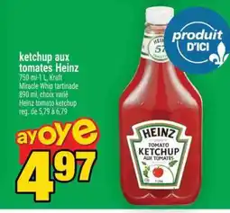 Super C Ketchup aux tomates Heinz offer