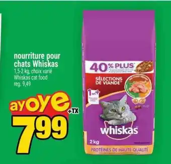 NOURRITURE POUR CHATS WHISKAS