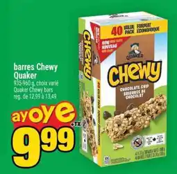 Super C BARRES CHEWY QUAKER offer