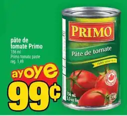 Super C PÂTE DE TOMATE PRIMO offer