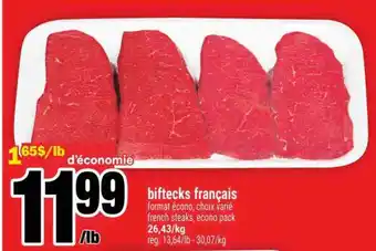 Super C Biftecks Français offer