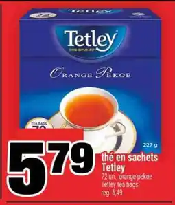 Super C THÉ EN SACHETS TETLEY offer