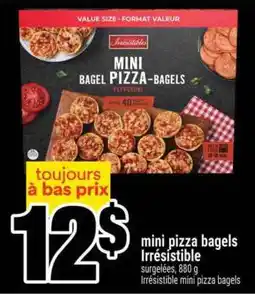 Super C Mini pizza bagels Irresistible offer