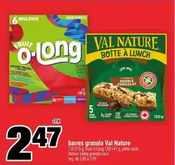 Super C BARRES GRANOLA VAL NATURE offer