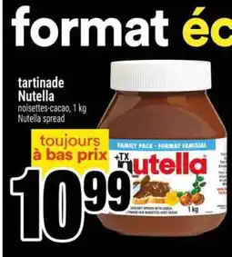 Super C TARTINADE NUTELLA offer