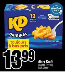 Super C DÎNER KRAFT offer