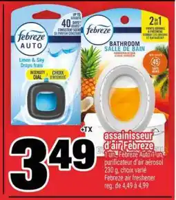 Super C assainisseur d'air Febreze offer
