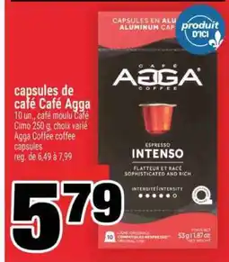 Super C capsules de café Café Agga offer