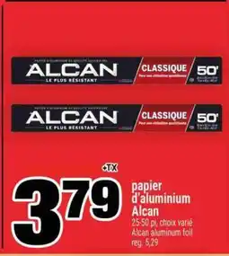 Super C papier d'aluminium Alcan offer