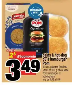 Super C Pains à Hot-Dog ou à Hamburger POM offer