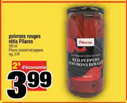 Super C poivrons rouges rôtis Pilaros offer
