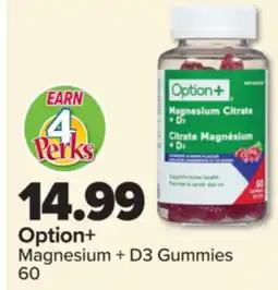 PharmaChoice Option+ Magnesium + D3 Gummies offer