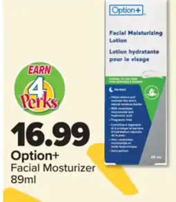 PharmaChoice Option+ Facial Mosturizer offer
