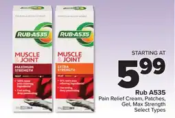 PharmaChoice Rub A535 Pain Relief Cream, Patches, Gel, Max Strength offer