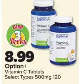 PharmaChoice Option+ Vitamin C Tablets offer