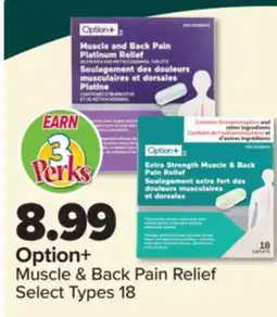 PharmaChoice Option+ Muscle & Back Pain Relief offer