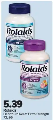 PharmaChoice Rolaids Heartburn Relief Extra Strength offer