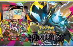Showcase POKÉMON MEGA EVOLUTION PITCH BLACK Blister & Booster Packs offer
