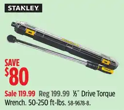 Canadian Tire 1⁄2˝ Drive Torque Wrench offer