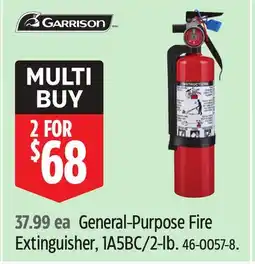 Canadian Tire Garrison General-Purpose Fire Extinguisher offer