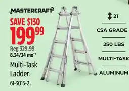Canadian Tire Mastercraft Multi-task ladder offer
