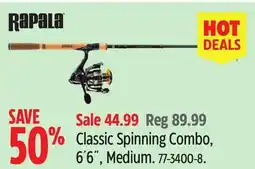 Canadian Tire RAPALA Classic Spinning Combo, 6´6˝, Medium offer