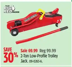 Canadian Tire 2-Ton Low-Profile Trolley Jack offer