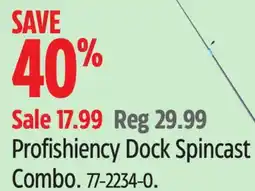 Canadian Tire Proficiency Dock Spincast Combo offer