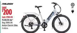 Canadian Tire Raleigh Anton Electric Bike offer