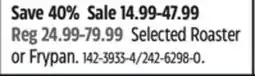 Canadian Tire Selected Roaster or Frypan offer