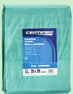 Canadian Tire Certified Light-Duty Tarp, 20 x 28´ offer