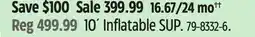 Canadian Tire 10` Inflatable SUP offer