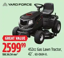 Canadian Tire 452cc Gas Lawn Tractor, 42 offer