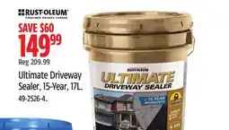 Canadian Tire RUST-OLEUM Ultimate Driveway Sealer offer