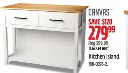 Canadian Tire CANVAS KITCHEN ISLAND offer