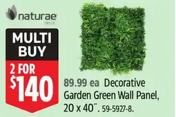 Canadian Tire Decorative Garden Green Wall Panel, 20 x 40˝ offer